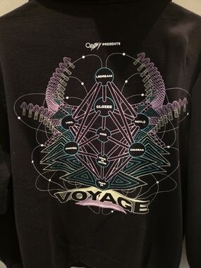 Unique Clozee Voyage Black Sweatshirt